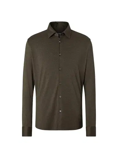 Zegna Men's Cashmere and Silk Shirt | Thumbnail 1 Zegna Men's Cashmere and Silk Shirt | Thumbnail 1