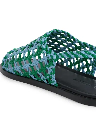 JW Anderson Women's Two-Tone Woven Sandals | Thumbnail 6