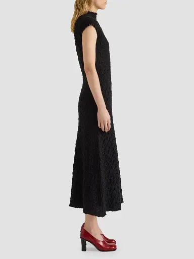 Proenza Schouler White Label Women's Cleo Stretch Jersey Jacquard A-Line Midi Dress | Thumbnail 6 Proenza Schouler White Label Women's Cleo Stretch Jersey Jacquard A-Line Midi Dress | Thumbnail 6