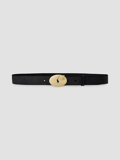 Polo Ralph Lauren Women's Logo Leather Buckle Belt | Thumbnail 1