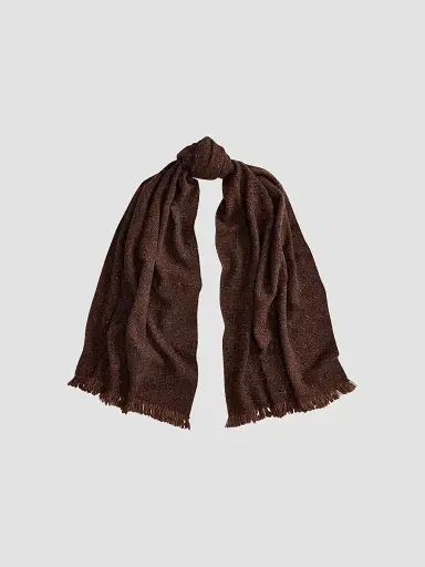 Ralph Lauren Collection Women's Wool-Blend Donegal Tweed Fringe Scarf | Thumbnail 4