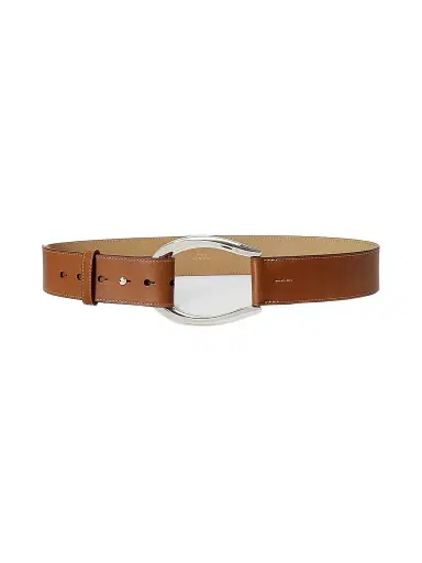 Polo Ralph Lauren Women's Stirrup-Buckle Leather Belt | Thumbnail 1