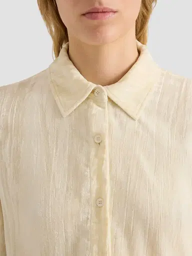 Proenza Schouler White Label Women's Madi Crushed Velvet Shirt | Thumbnail 5 Proenza Schouler White Label Women's Madi Crushed Velvet Shirt | Thumbnail 5