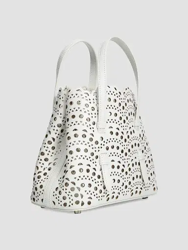 Alaïa Women's Mina 20 Perforated Leather Top Handle Bag | Thumbnail 3 Alaïa Women's Mina 20 Perforated Leather Top Handle Bag | Thumbnail 3