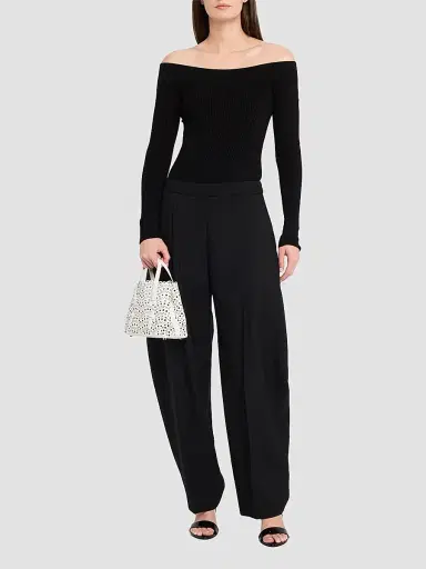 Alaïa Women's Mina 20 Perforated Leather Top Handle Bag | Thumbnail 4 Alaïa Women's Mina 20 Perforated Leather Top Handle Bag | Thumbnail 4