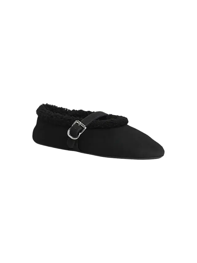 Alaïa Women's La Ballerine Shearling Flats