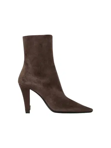 Saint Laurent Women's Jill Booties in Suede | Thumbnail 1