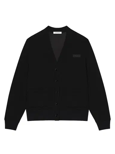 Givenchy Men's Cardigan in Cotton with Paris Gros Grain | Thumbnail 1 Givenchy Men's Cardigan in Cotton with Paris Gros Grain | Thumbnail 1