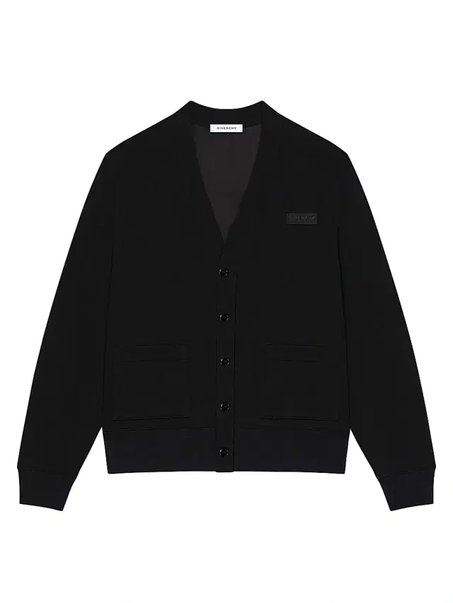 Givenchy Men's Cardigan in Cotton with Paris Gros Grain