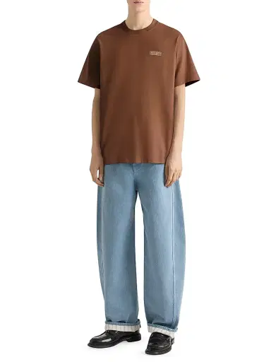 Givenchy Men's T-Shirt in Cotton with Paris Gros Grain | Thumbnail 2 Givenchy Men's T-Shirt in Cotton with Paris Gros Grain | Thumbnail 2