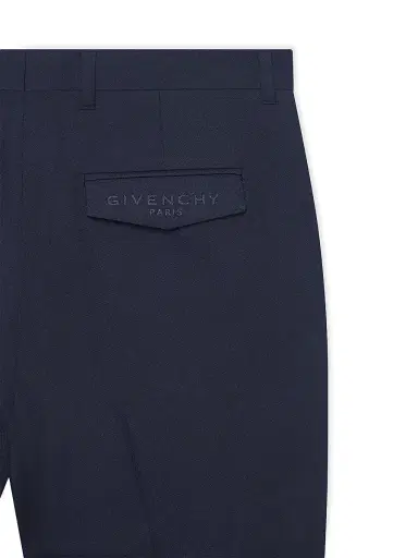 Givenchy Men's Fitted Leg Tailored Trousers in Wool | Thumbnail 5