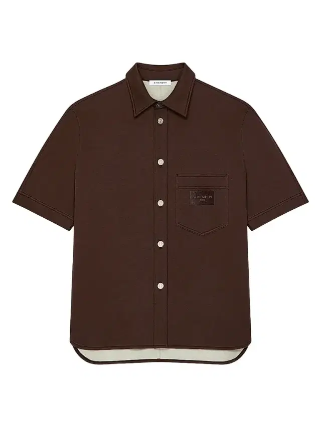 Givenchy Men's Shirt in Scuba with Paris Patch
