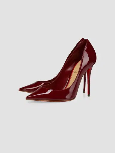 Christian Louboutin Women's La Pigalle 100MM Patent Leather Pumps | Thumbnail 2 Christian Louboutin Women's La Pigalle 100MM Patent Leather Pumps | Thumbnail 2