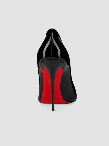 Christian Louboutin Women's La Pigalle 100MM Patent Leather Pumps | Thumbnail 3