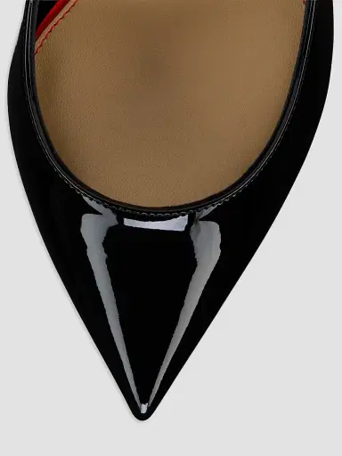 Christian Louboutin Women's La Pigalle 100MM Patent Leather Pumps | Thumbnail 4
