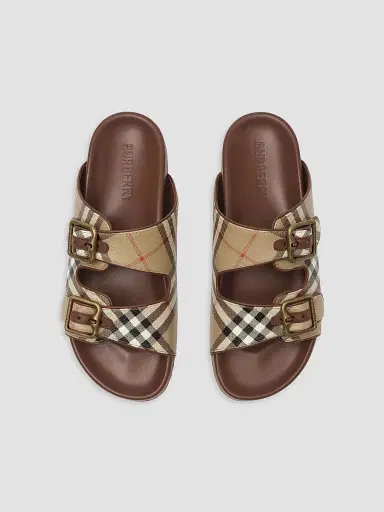 Burberry Women's Urchin Check Sandals | Thumbnail 4