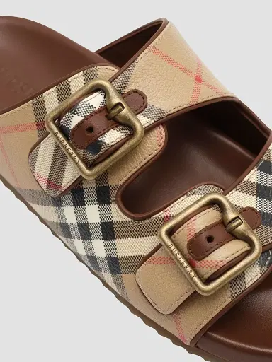 Burberry Women's Urchin Check Sandals | Thumbnail 6