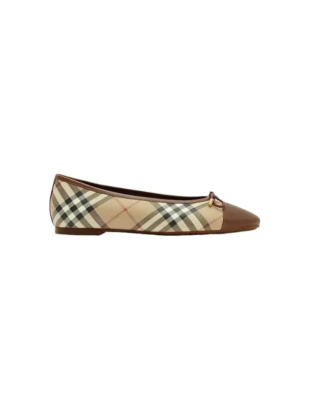 Burberry Women's Highgate Check Canvas Ballet Flats