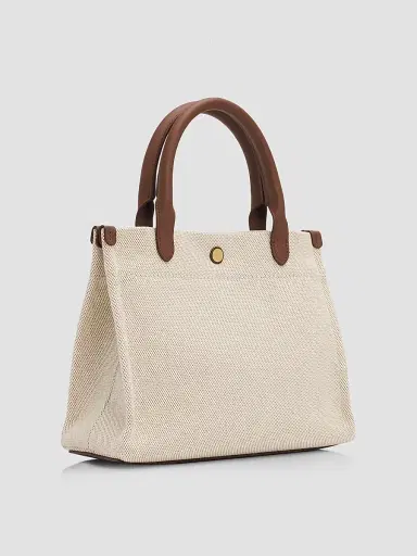 Burberry Women's EKD Mini Canvas Tote Bag | Thumbnail 2 Burberry Women's EKD Mini Canvas Tote Bag | Thumbnail 2