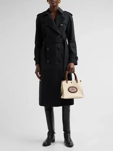 Burberry Women's EKD Mini Canvas Tote Bag | Thumbnail 5 Burberry Women's EKD Mini Canvas Tote Bag | Thumbnail 5