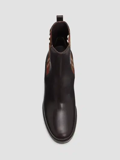Burberry Women's Hampstead 70MM Leather Ankle Boots | Thumbnail 4