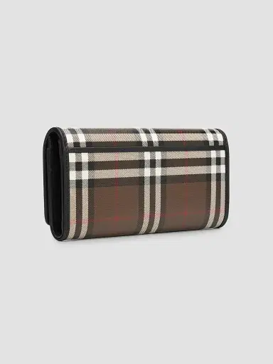Burberry Women's Halton Check Cotton Wallet | Thumbnail 3
