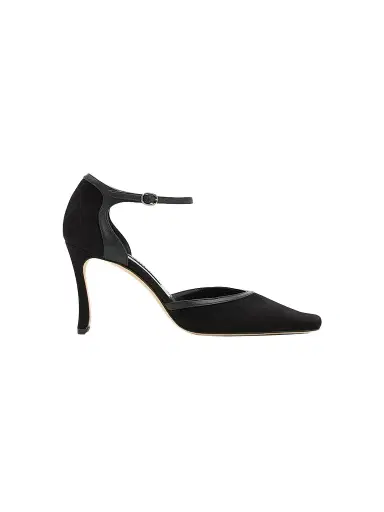 Manolo Blahnik Women's Verdusan 90MM Suede Pumps | Thumbnail 1