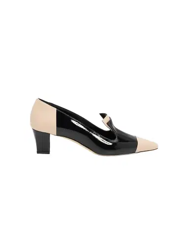 Manolo Blahnik Women's Polastron 50MM Two-Tone Leather Pumps | Thumbnail 1