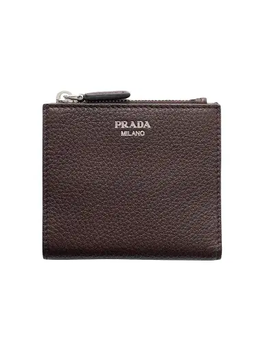 Prada Men's Small Leather Wallet | Thumbnail 1 Prada Men's Small Leather Wallet | Thumbnail 1