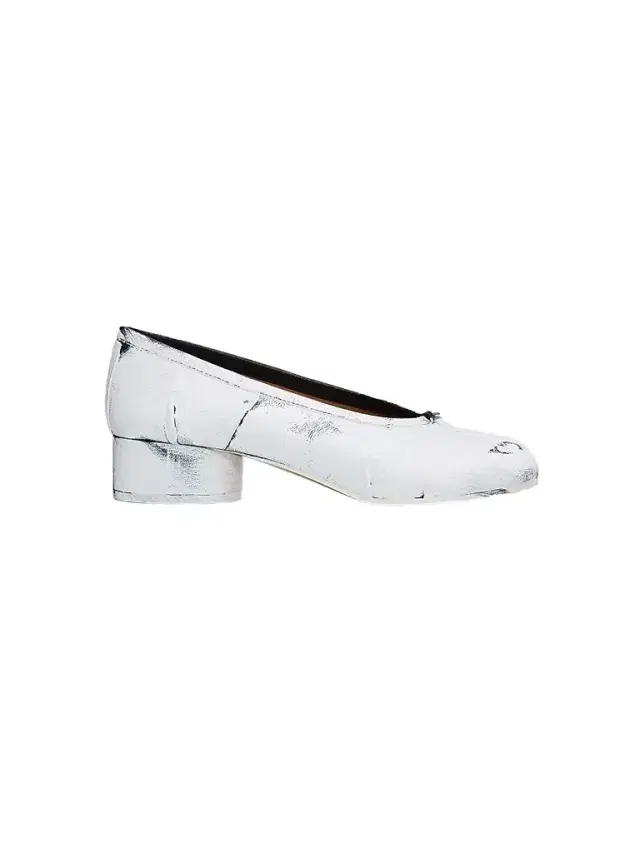 Maison Margiela Women's Tabi 35MM Painted Print Leather Pumps
