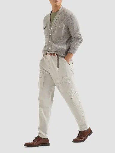 Brunello Cucinelli Men's Cotton Jersey Crew-Neck T-Shirt | Thumbnail 2