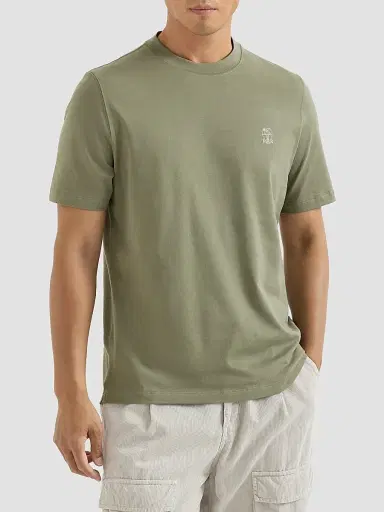 Brunello Cucinelli Men's Cotton Jersey Crew-Neck T-Shirt | Thumbnail 3