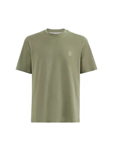 Brunello Cucinelli Men's Cotton Jersey Crew-Neck T-Shirt | Thumbnail 1