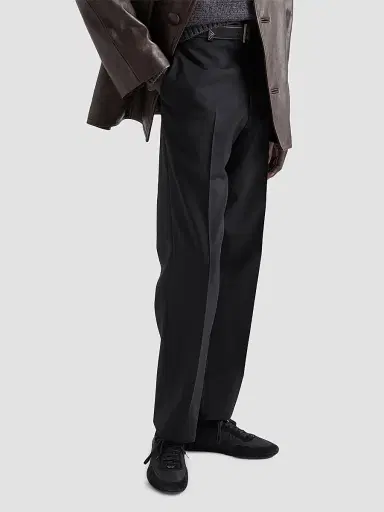 Prada Men's Mohair Wool Pants | Thumbnail 4 Prada Men's Mohair Wool Pants | Thumbnail 4