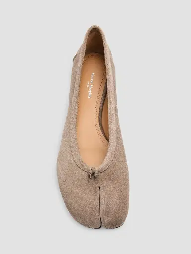 Maison Margiela Women's Tabi Suede Ballet Flats | Thumbnail 4