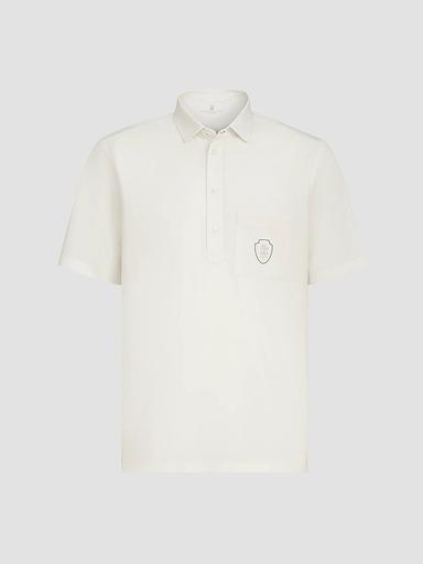 Brunello Cucinelli Men's Lightweight Virgin Wool Polo Shirt | Thumbnail 1
