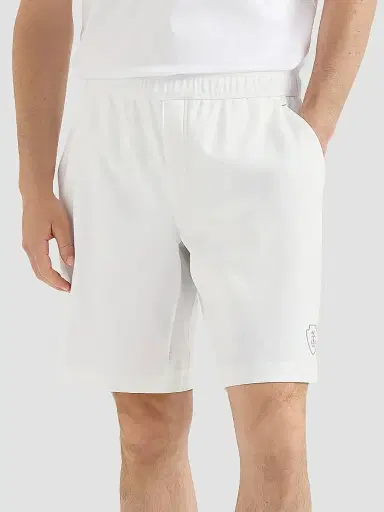Brunello Cucinelli Men's Cotton Interlock Shorts with Logo | Thumbnail 3 Brunello Cucinelli Men's Cotton Interlock Shorts with Logo | Thumbnail 3