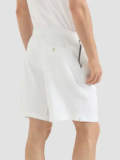 Brunello Cucinelli Men's Cotton Interlock Shorts with Logo | Thumbnail 4 Brunello Cucinelli Men's Cotton Interlock Shorts with Logo | Thumbnail 4