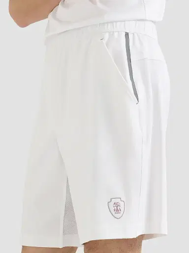 Brunello Cucinelli Men's Cotton Interlock Shorts with Logo | Thumbnail 5 Brunello Cucinelli Men's Cotton Interlock Shorts with Logo | Thumbnail 5