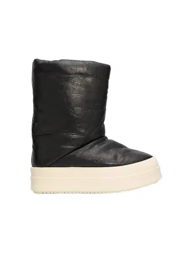 Rick Owens Women's Mega Bumper Lunar Leather Boots | Thumbnail 1 Rick Owens Women's Mega Bumper Lunar Leather Boots | Thumbnail 1