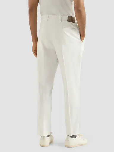 Brunello Cucinelli Men's Garment-Dyed Trousers in American Pima Cotton Comfort Gabardine | Thumbnail 4