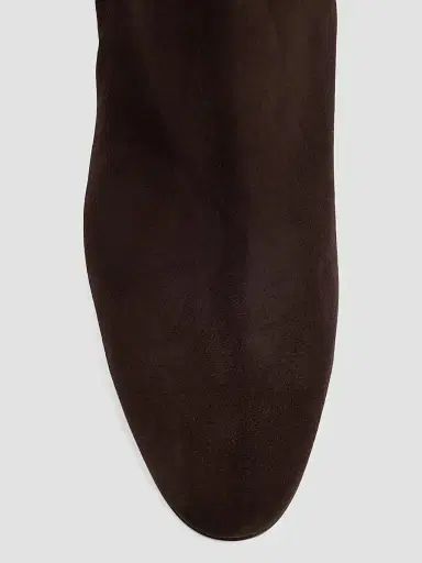 Gianvito Rossi Women's 85mm Suede Ankle Booties | Thumbnail 5