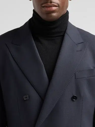 Dolce & Gabbana Men's Stretch-Virgin Wool Double-Breasted Jacket | Thumbnail 5 Dolce & Gabbana Men's Stretch-Virgin Wool Double-Breasted Jacket | Thumbnail 5