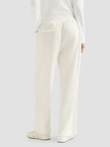 Brunello Cucinelli Women's Techno Cotton Piqué Track Trousers | Thumbnail 4