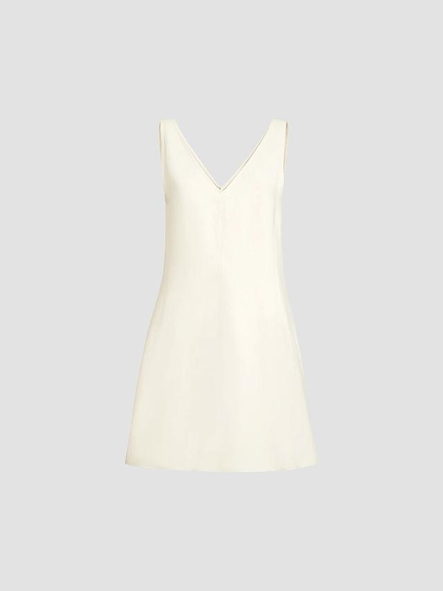 Brunello Cucinelli Women's Viscose and Linen Fluid Twill Mini Dress