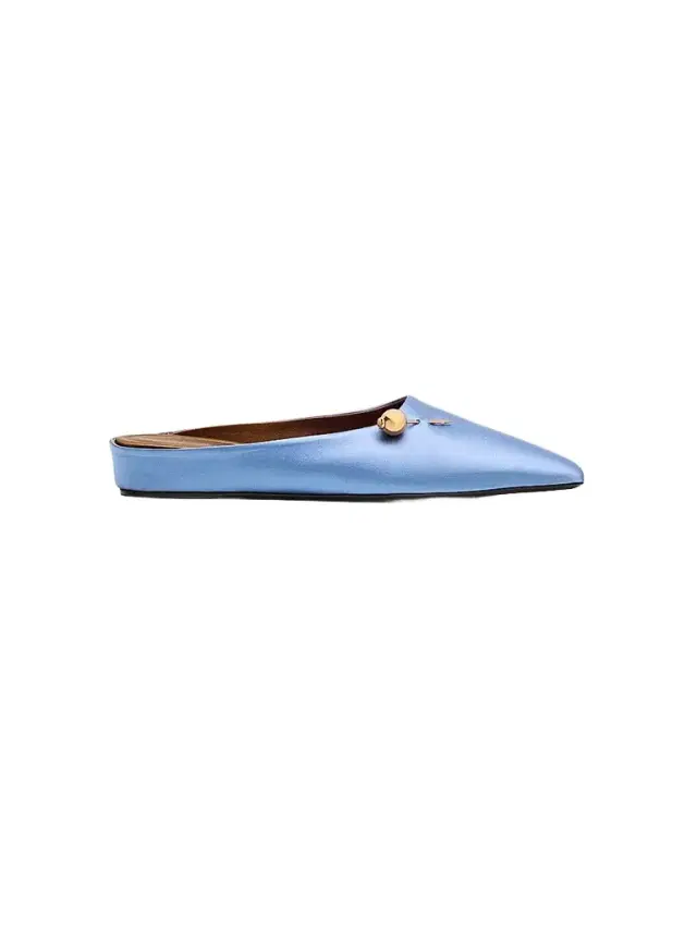 Herbert Levine Women's Sleep On It 25MM Satin Mules