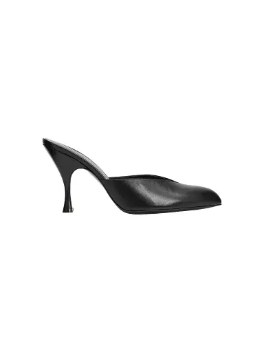 Herbert Levine Women's Sitting Pretty 95MM Leather Mules | Thumbnail 1 Herbert Levine Women's Sitting Pretty 95MM Leather Mules | Thumbnail 1