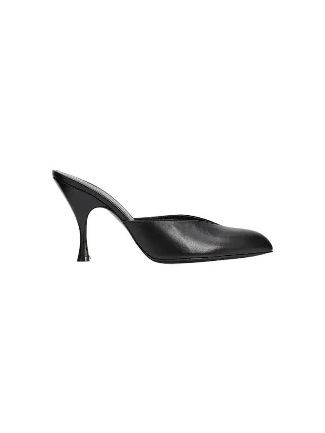 Herbert Levine Women's Sitting Pretty 95MM Leather Mules