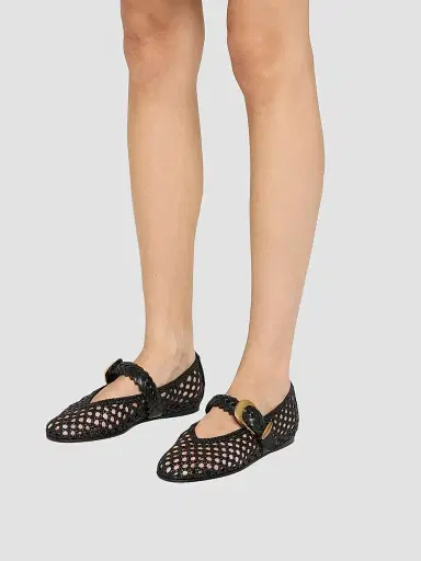 Zimmermann Women's Alchemy Leather Ballet Flats | Thumbnail 2 Zimmermann Women's Alchemy Leather Ballet Flats | Thumbnail 2