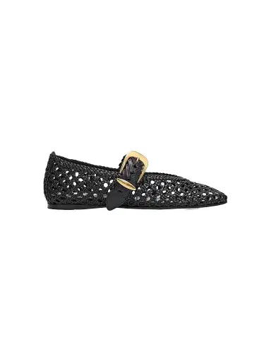 Zimmermann Women's Alchemy Leather Ballet Flats | Thumbnail 1 Zimmermann Women's Alchemy Leather Ballet Flats | Thumbnail 1